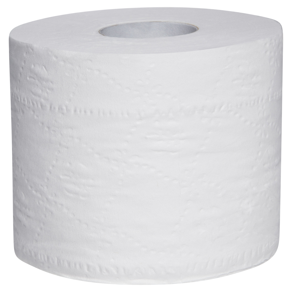 KLEENEX® Toilet Tissue (4735), 2 Ply Toilet Paper, 48 Toilet Rolls / Case, 400 Sheets / Roll (19,200 Sheets)  - S050058890
