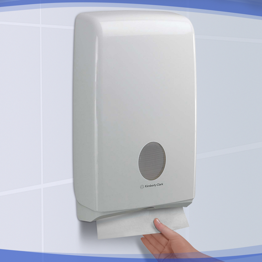 KIMBERLY-CLARK PROFESSIONAL® AQUARIUS® Paper Towel Dispenser (70240), Compact Hand Towel Dispenser, 1 Dispenser / Case - S051299176