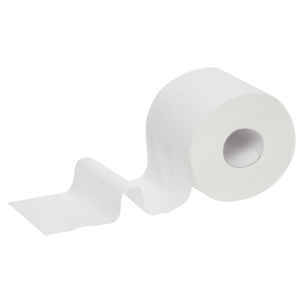 SCOTT® ESSENTIAL® 2-ply Toilet Paper Roll (38003), White, 12 Packs / Case, 4 Rolls / Pack (48 Rolls) - S056015765